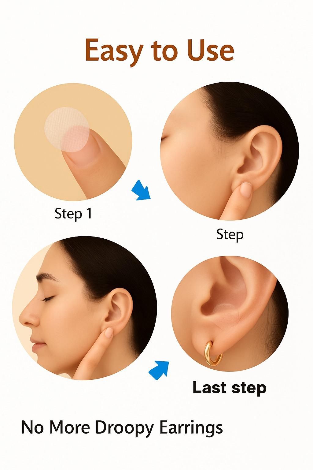 Premium Earlobe Support Patches (100 PCS) - DripX Store