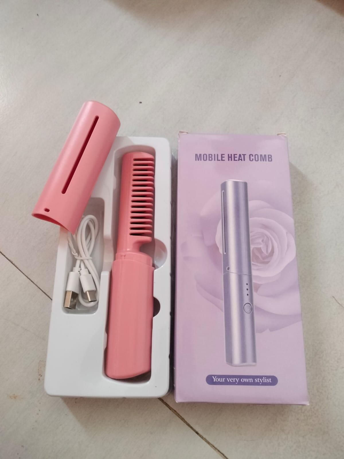 Rechargeable Hot Comb Hair Straightener - DripX Store
